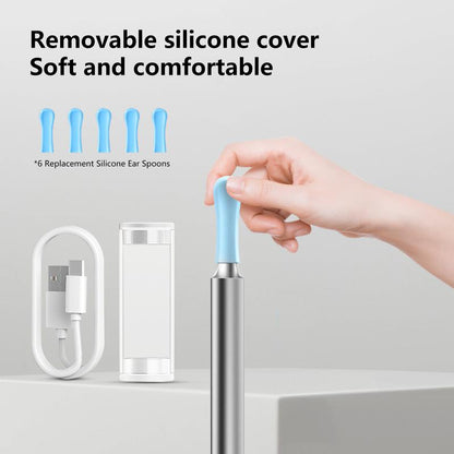 Revolutionary Silicone Ear Hygiene Set with HD Camera & Wireless Convenience
